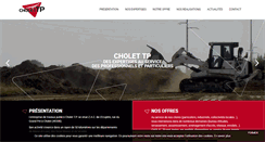Desktop Screenshot of cholet-tp.fr